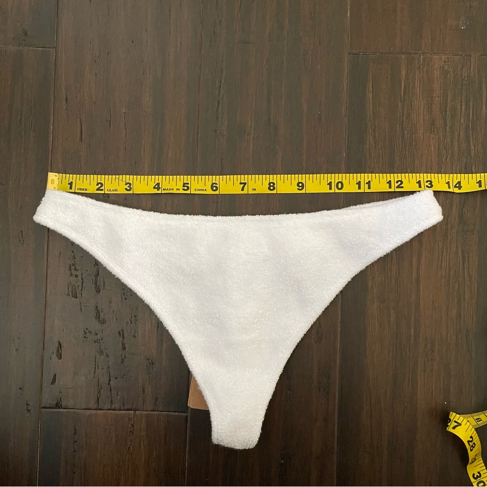 Skims Terry Cloth Thong in Marble size M - Picture 12 of 12
